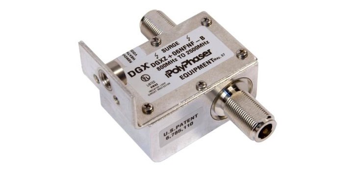 PolyPhaser PolypPhaser Dgxz+06Nfnf-A 800-2500MHz DC Pass RF Protector