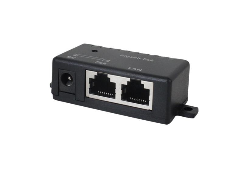 PoE World Gigabit 12-56VDC 30W Passive PoE Injector