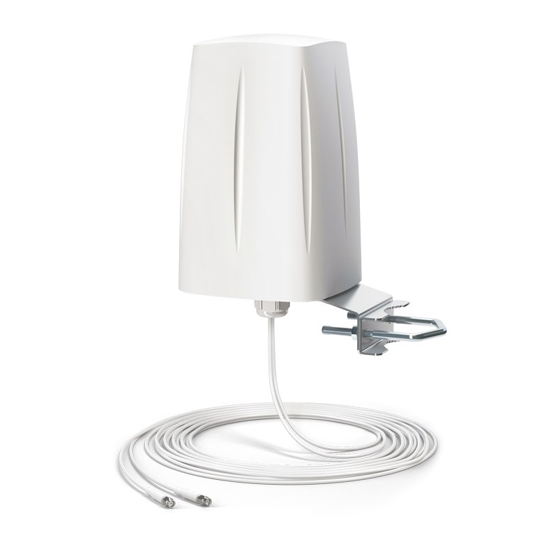 QuWireless QuOmni Antenna Omnidirectional Multiband Lte Mimo 2X2, 10M, Sma