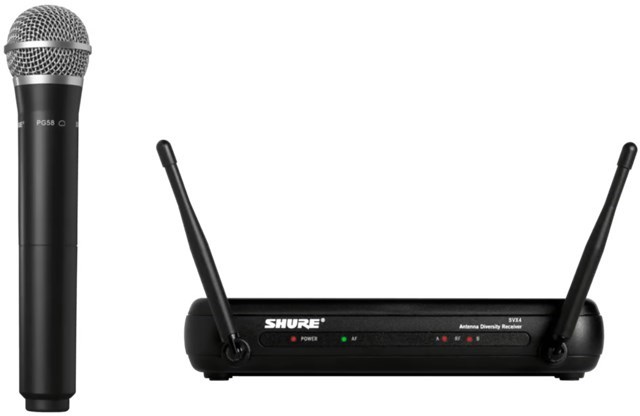 Shure SVX-PG58 Wireless Handheld System