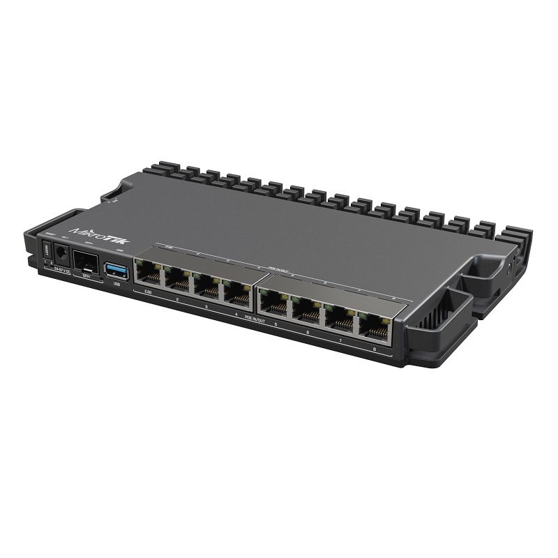 MikroTik RB5009UPr+S+IN Compact Router With 7 X 1GB, 1 X 2.5GB, 1 X 10GB SFP+ And PoE-out