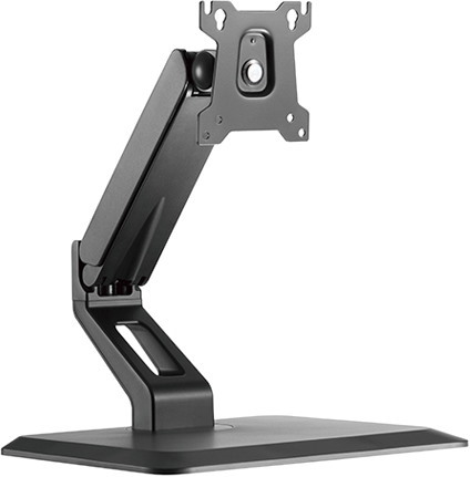 Brateck 17'' -32'' Single Screen Articulating Monitor Stand. Free-Tilting Design, Rotary Base 360 Rotary Vesa Plate. Vesa 75X75, 100X100, Max Load 10KGS Built-In Cable Management