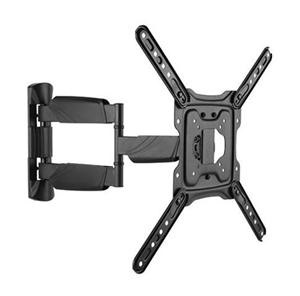 Brateck 23''-55'' Full Motion TV Wall Mount Bracket. Extend, Tilt And Swivel. Vesa Support Up To: 400X400 Max Load: 35KG. Profile: 49-515MM. Hidden Cable Management. Colour: Black.