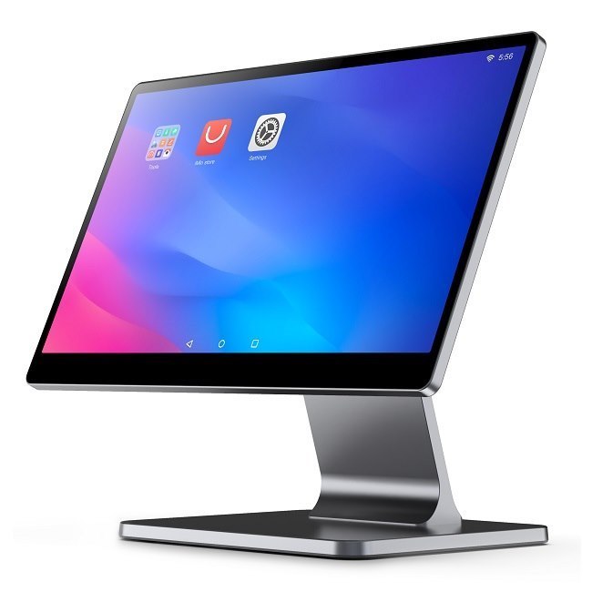 iMin Swan 1 Smart POS Terminal, 4GB RAM and 32GB ROM, 15.6" Touch Screen, Speaker, Bluetooth, Wifi Stand and Android 11