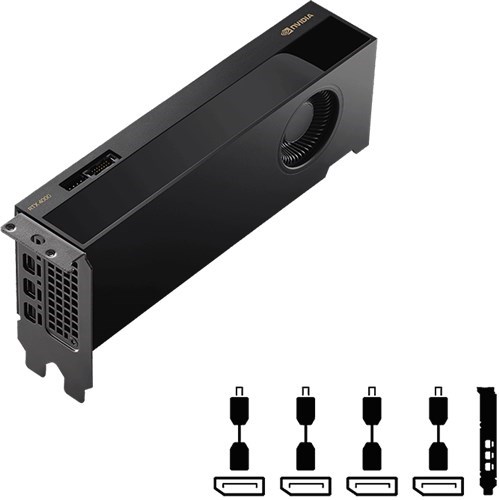 PNY Nvidia Quadro RTX4000 Ada SFF 20GB DDR6 Pcie Graphics 4*Mini DP
