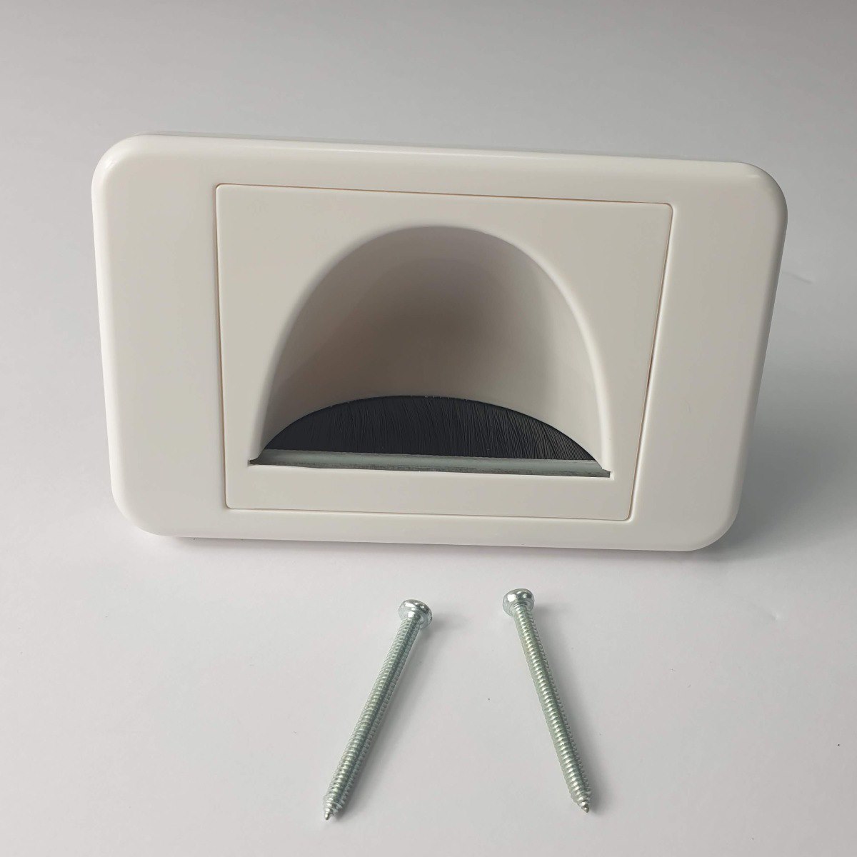 Digitek Bullnose Reverse Wall Plate: White