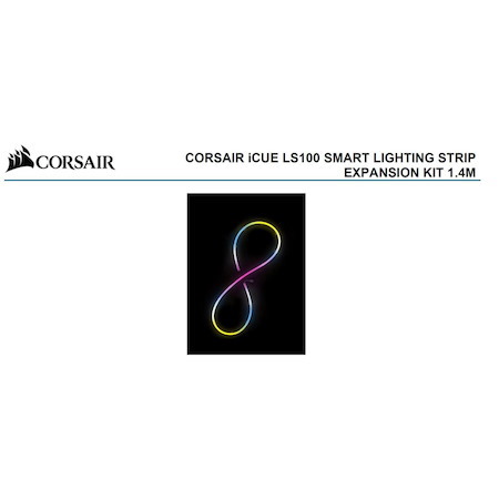 Corsair Icue LS100 Smart Lighting Strip Expansion Kit 1X 1.4 Meter 84 Individually Addressable Led.