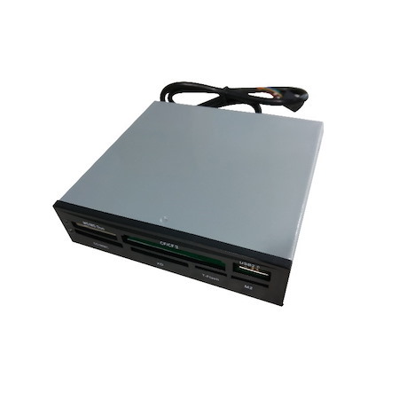 Astrotek 3.5' Internal Card Reader Black All In One Usb2.0 Hub CF MS SD Flash Memory Card