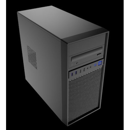Aywun 307 Business & Office Matx With 500W Psu. 1X 5.25' And 1X 3.5' External, 24Pin Atx, 8Pin Eps, 2X Usb3 +2X Usb2 Front HD Audio. 2 YRS Warranty.