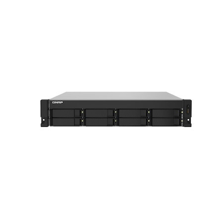 Qnap Ts-832Pxu-4G 2U Rackmoun 8-Bay Nas Al324 Quad-Core 1.7 GHz 4GB DDR4 Hot-Swappable 2X2.5 Gbe 2 x10GbE SFP+ 1xPCIe Gen 2 X2 4xUSB 3.2 3 YR WTY