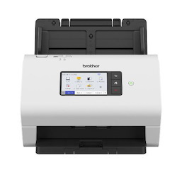 Brother Ads-4900W Advanced Document Scanner High Speed (60PP) Network Scanner, W/ 10.9CM Touchscreen LCD & WiFi (2.4G/5G)