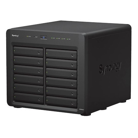 Synology DiskStation DS3622xs+ 12-Bay Nas Intel Xeon D-1531 16GB DDR4 Hot Swappable 2x1GbE 2xUSB3.2 1xGen3x8 Slot 5Y WTY