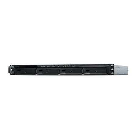 Synology RackStation RS822+ 4-Bay 3.5' Diskless 4xGbE Nas (1U Rack), Intel Atom Quad Core 2.1GHz, 2GB Ram, 2xUSB3t. Replace For RS818+