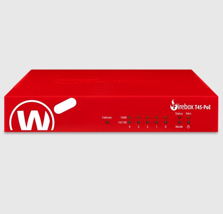 WatchGuard Firebox T45-PoE With 3-YR Basic Security Suite (Au)