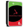 Seagate IronWolf Pro, Nas, Internal 3.5" HDD, 6TB, Sata 6Gb/s, 7200RPM, 256MB Cache, Limited 5 Year Warranty
