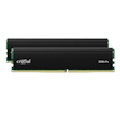 Crucial Pro 64GB (2x32GB) DDR4 Udimm 3200MHz CL22 Black Heat Spreaders Support Intel XMP Amd Expo For Desktop PC Gaming Memory