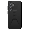 Uag Civilian Samsung Galaxy S24 5G (6.2') Case - Black (214437114040), 20 FT. Drop Protection (6M), Armored Shell, Raised Screen Surround, Rugged
