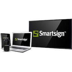 Smartsign Cloud Pro - 1 Year - Use Of One Hosted License, Fullscreen, Split-Screen, Layers, Newstickers And More - Including Upgrades &Amp; Support.