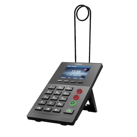 Fanvil X2P Call Center Ip Phone - 2.4' Colour Screen, 2 Lines, No DSS Buttons, 2X RJ9 Headset Ports (1 For Monitoring), Dual 10/100 Nic
