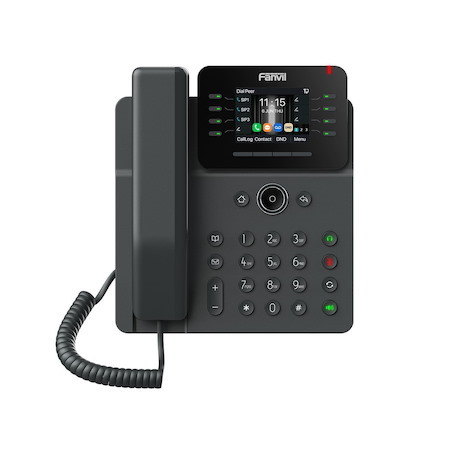 Fanvil V62W Prime Business Phone 2.8-Inch Color Screen □√ Support Audio Codec G.722 And Opus, HD Audio 6-Way Audio Conference Wi-Fi 6, Bluetooth