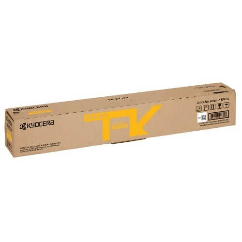 Kyocera TK-8119Y Yellow Toner Cartridge (6,000 Pages)