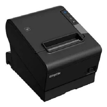 Epson TM-T88VII -612 Desktop Direct Thermal Printer - Monochrome - Receipt Print - Ethernet - USB - USB Host - Serial - With Cutter - Black