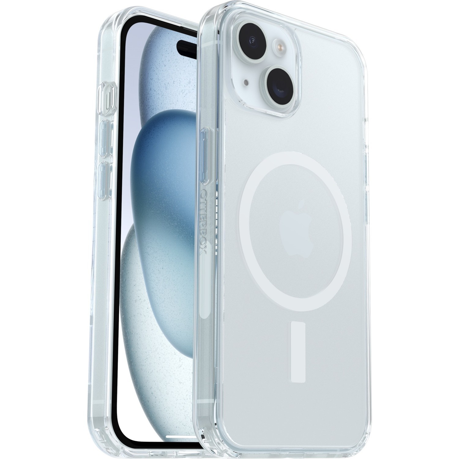 OtterBox Symmetry Case for Apple iPhone 16e, iPhone 15, iPhone 14, iPhone 13 Smartphone - Clear
