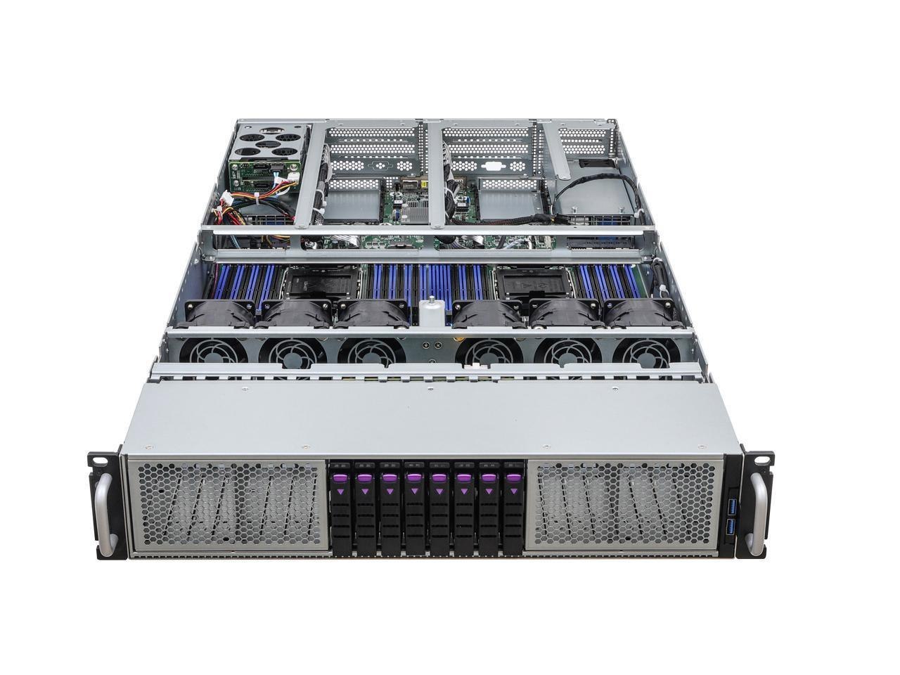 Asrock Rack 2U4g8e-Egs2 2U Rackmount Gpu Server Barebone Intel Dual Socket 4TH G