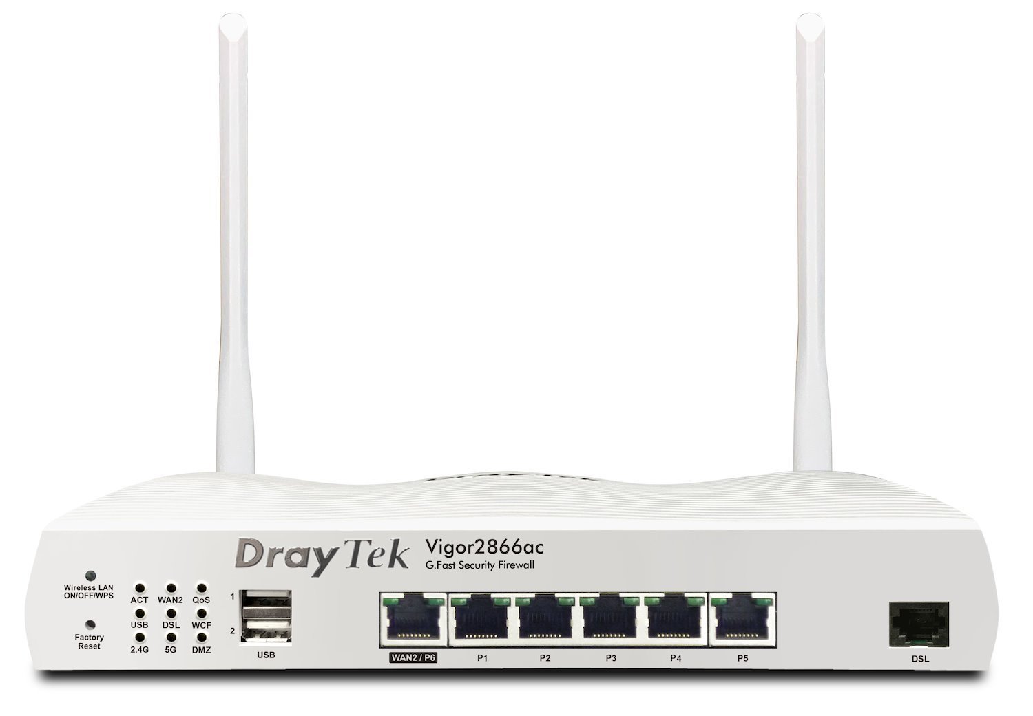 Vigor 2866Vac G.FastVDSL Router/Firewall with 802.11ac (Wi-Fi 5) and VoIP