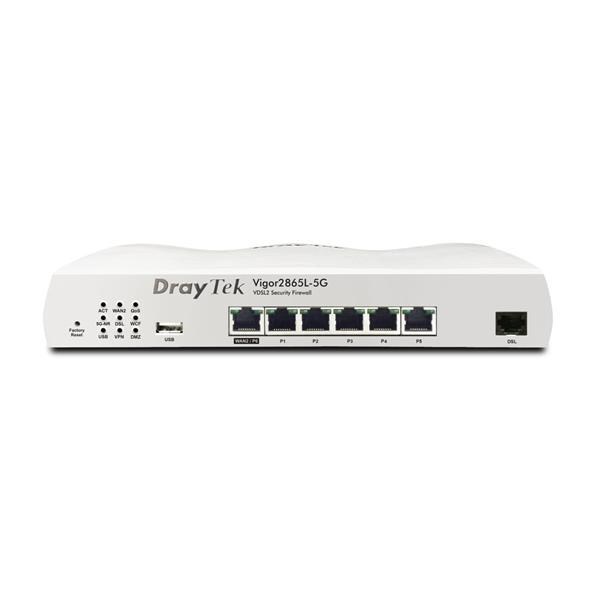 DrayTek Vigor 2865L-5G VDSL router with 5G/LTE modem