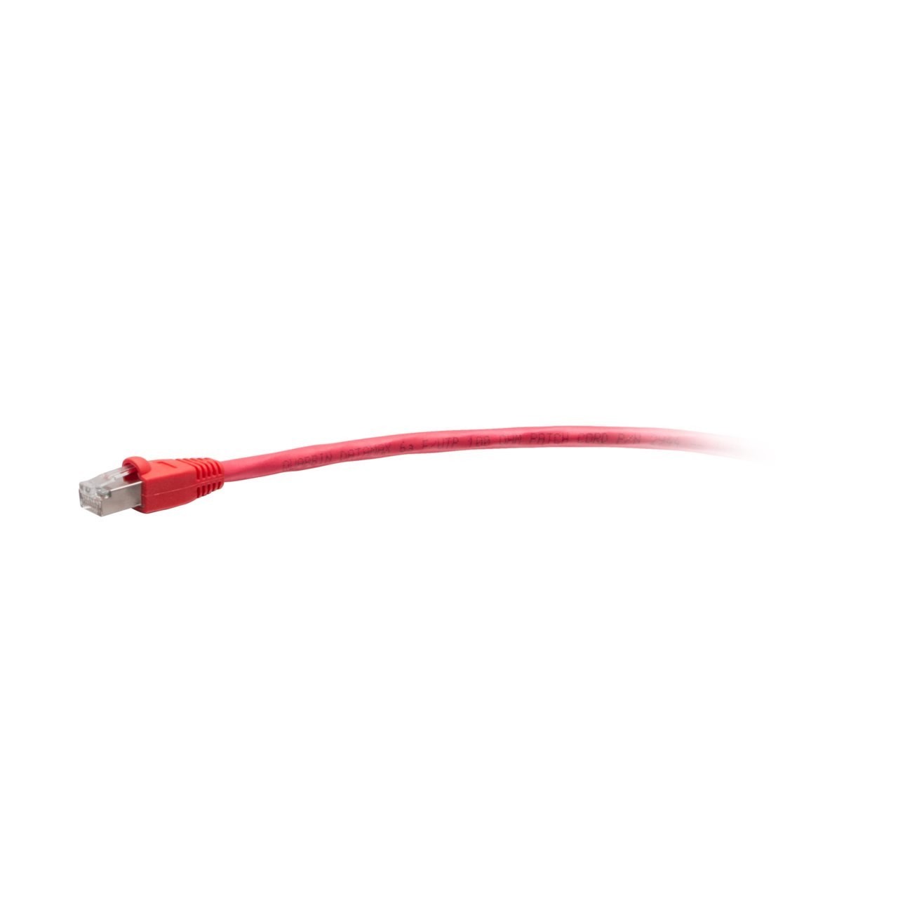 Cables To Go QS 2FT/0.6M Red Booted C6 STP