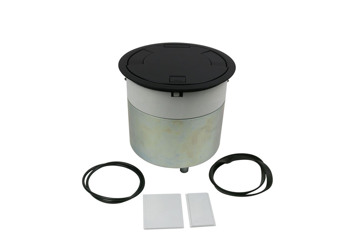 Wiremold 10Atcbk 10At Unwired Evolution� Poke Thru Device With Surface Style Cover In Black