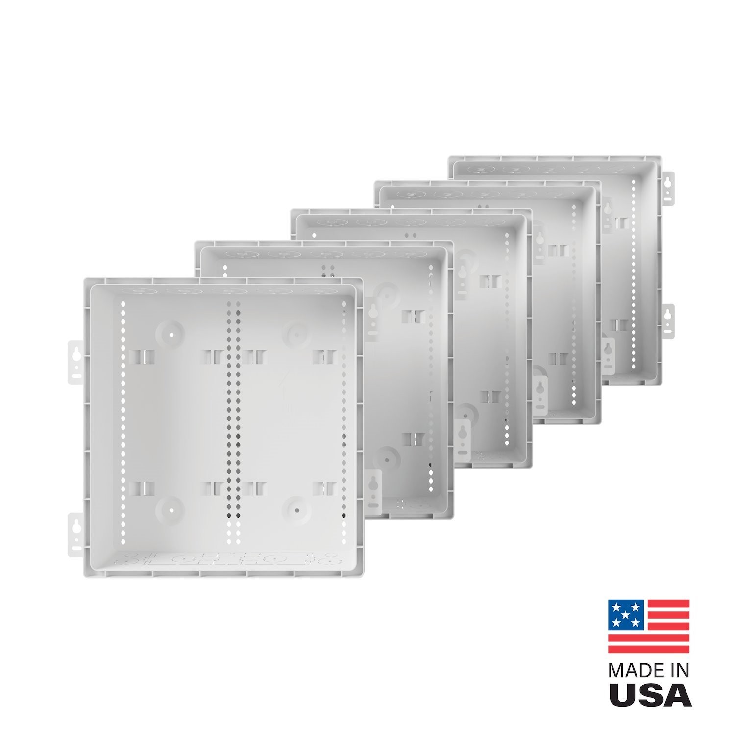 On-Q 15-Inch Plastic Enclosure Only-5-Pack