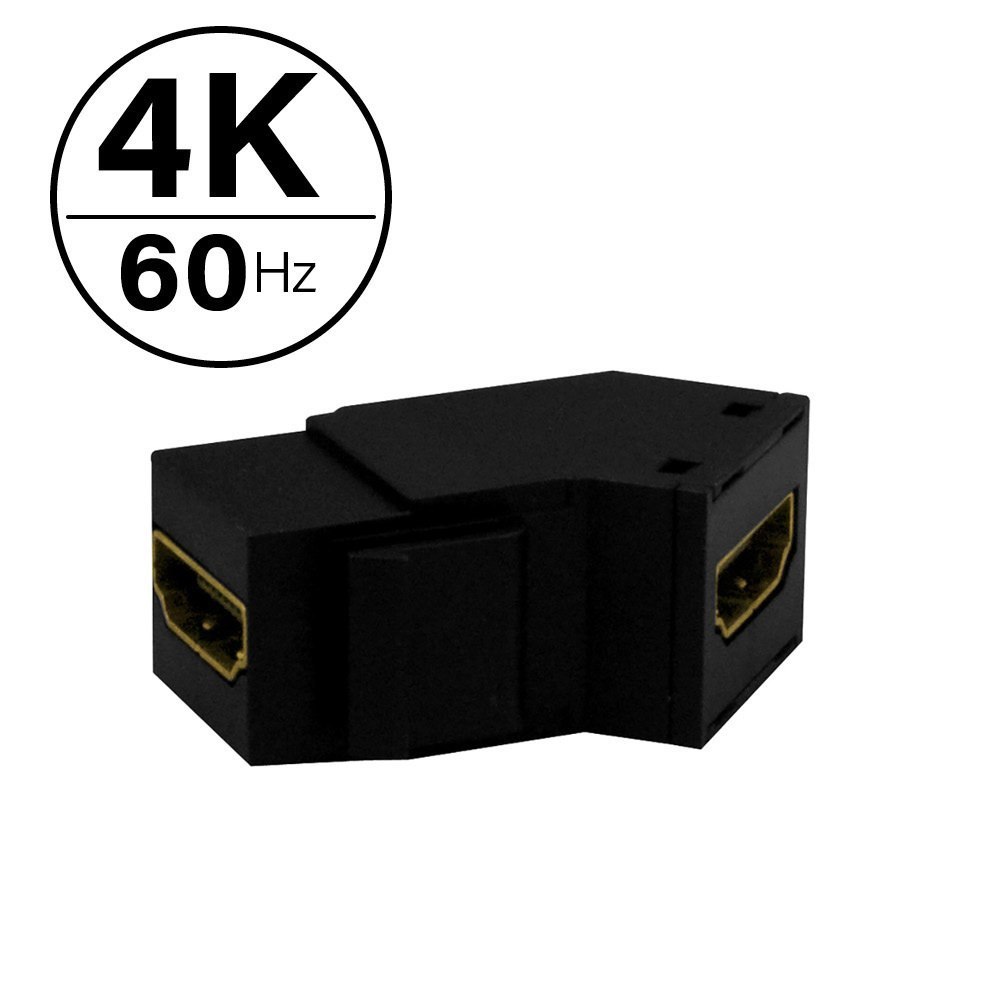 On-Q 4K Hdmi Coupler Keystone Insert In Black