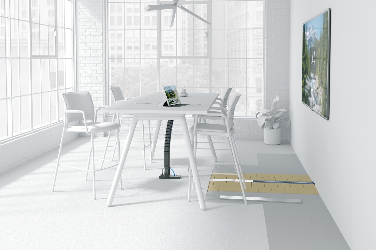 Connectrac 6 FT Express Under Carpet Kit