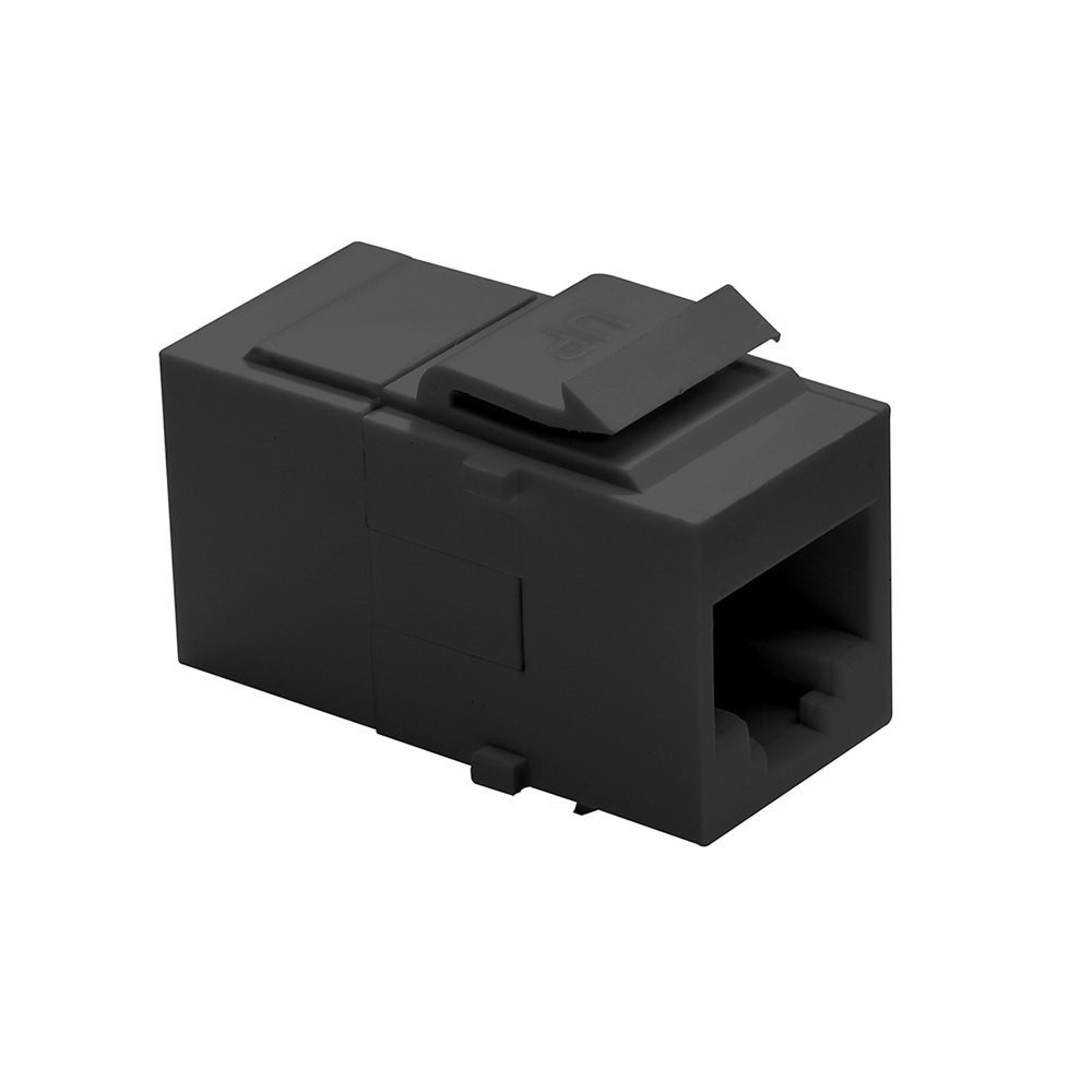 On-Q Cat5e RJ45 M20 Keystone Coupler In Black