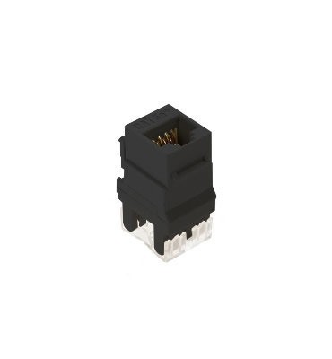 On-Q Cat5e RJ45 Keystone Connector In Black