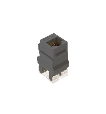 On-Q Cat5e RJ45 Keystone Connector In Gray