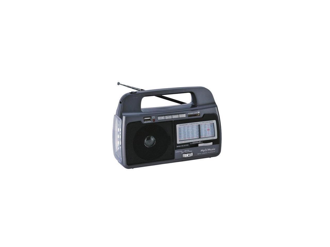 Supersonic SC-1082 9-Band Am/Fm/Sw 1-7 Portable Radio