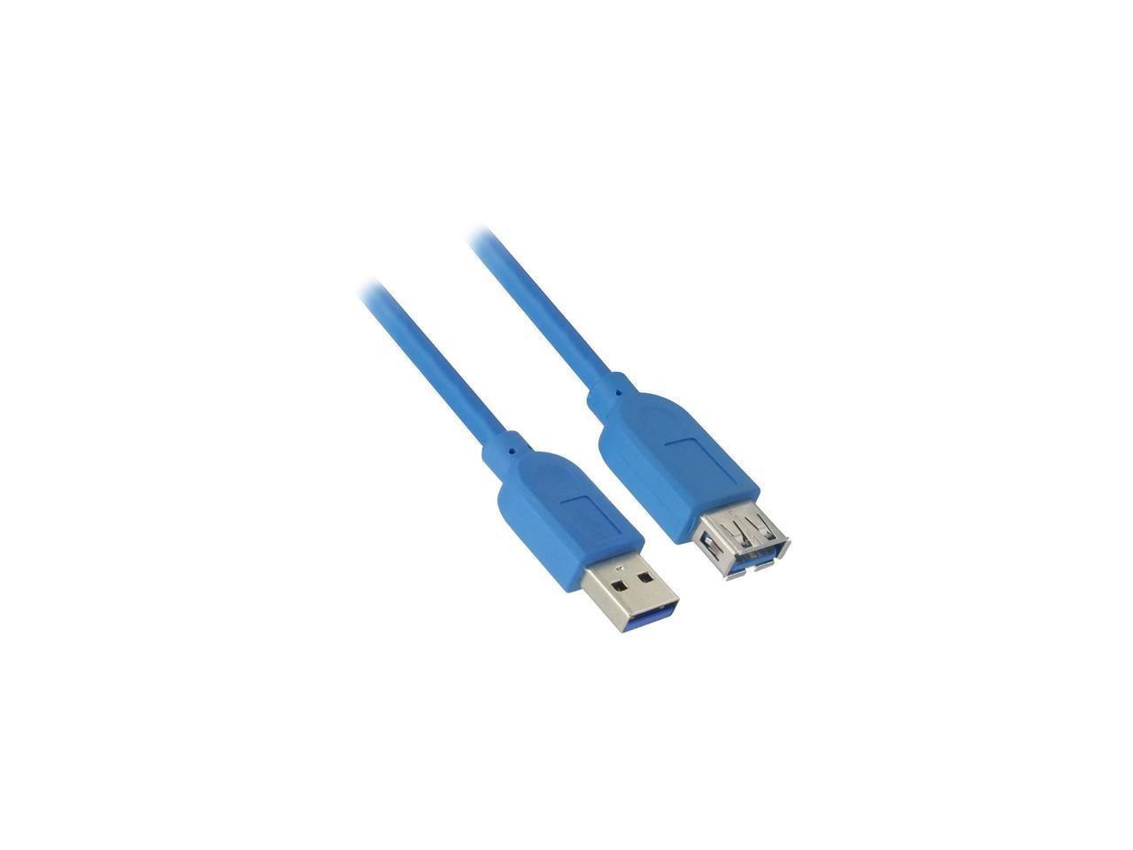 Nippon Labs 50Usb3-Aaf-15 15 FT. Usb 3.0 A Male To A Female Extension Cable - Blue