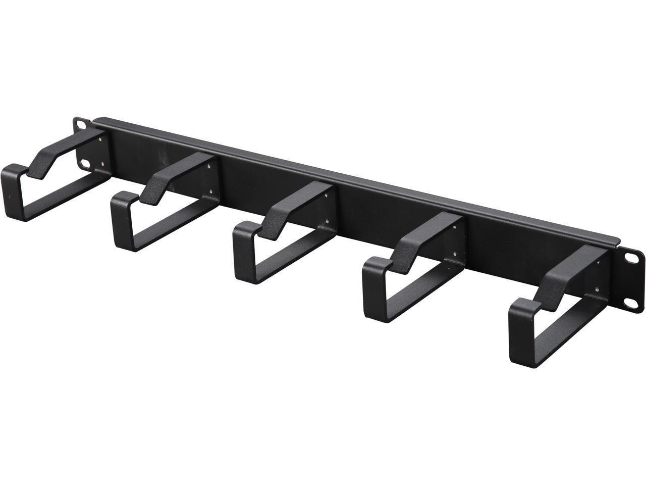 Rosewill 1U Cable Manager With 5 Metal Rings Rsa-1Uca002