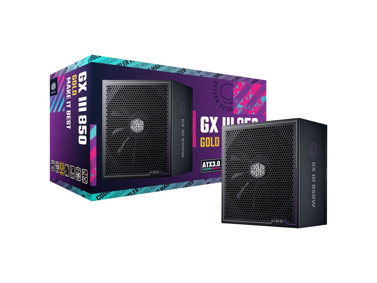 Cooler Master GX Iii Gold 850W Atx3.0 Full Modular Power Supply