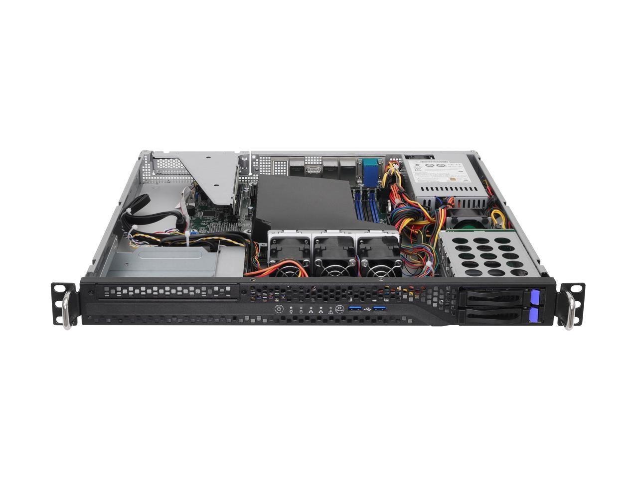 ASRock Rack 1U2s-B650 1U Rackmount Compact Server Barebone Amd Single Socket Am5 (Lga 1718) Amd Ryzen 7000 Series Processors 2 2.5"Sata Bays Dual 1G Lan