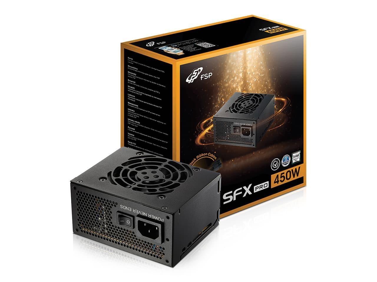 FSP 450W Mini Itx Solution/ SFX 12V / Micro Atx 80 Plus Bronze Certified Power Supply (Fsp450-50Sac)