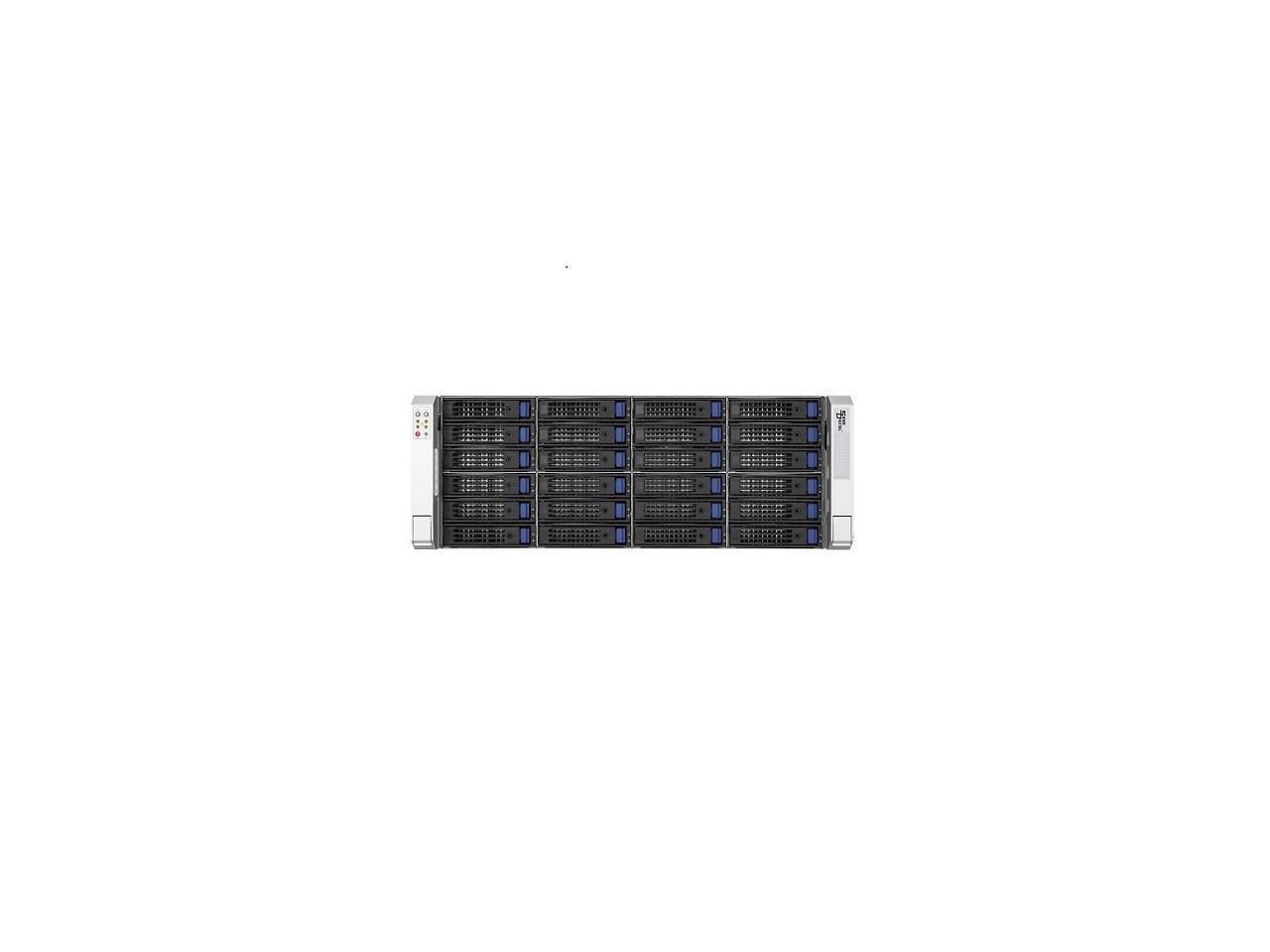 Sans Digital RS-Series RS424X12 4U 24 Bay Sas Expander Jbod With Redundant Power Supply