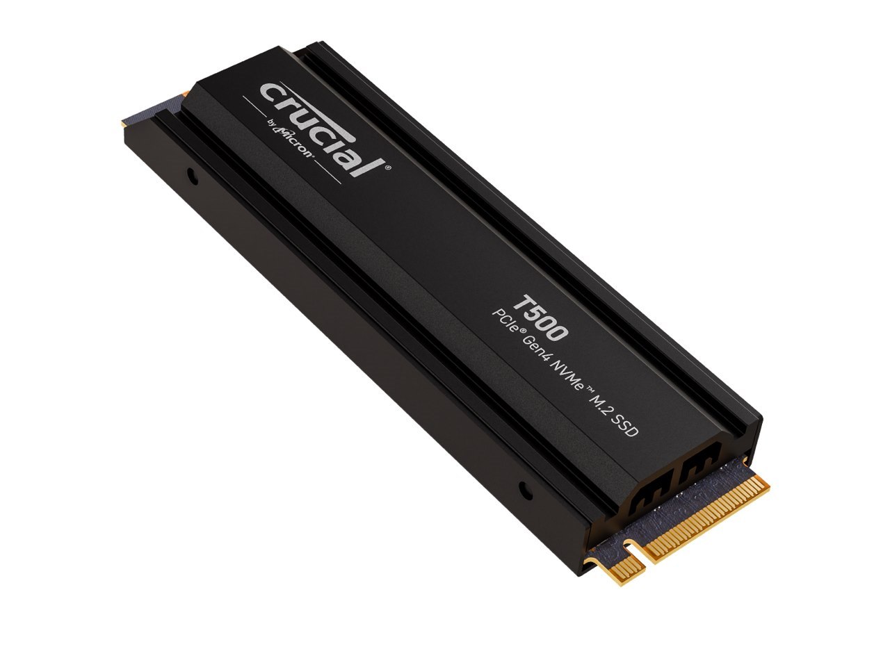 Crucial T500 2TB Gen4 NVMe M.2 Internal Gaming SSD With Heatsink