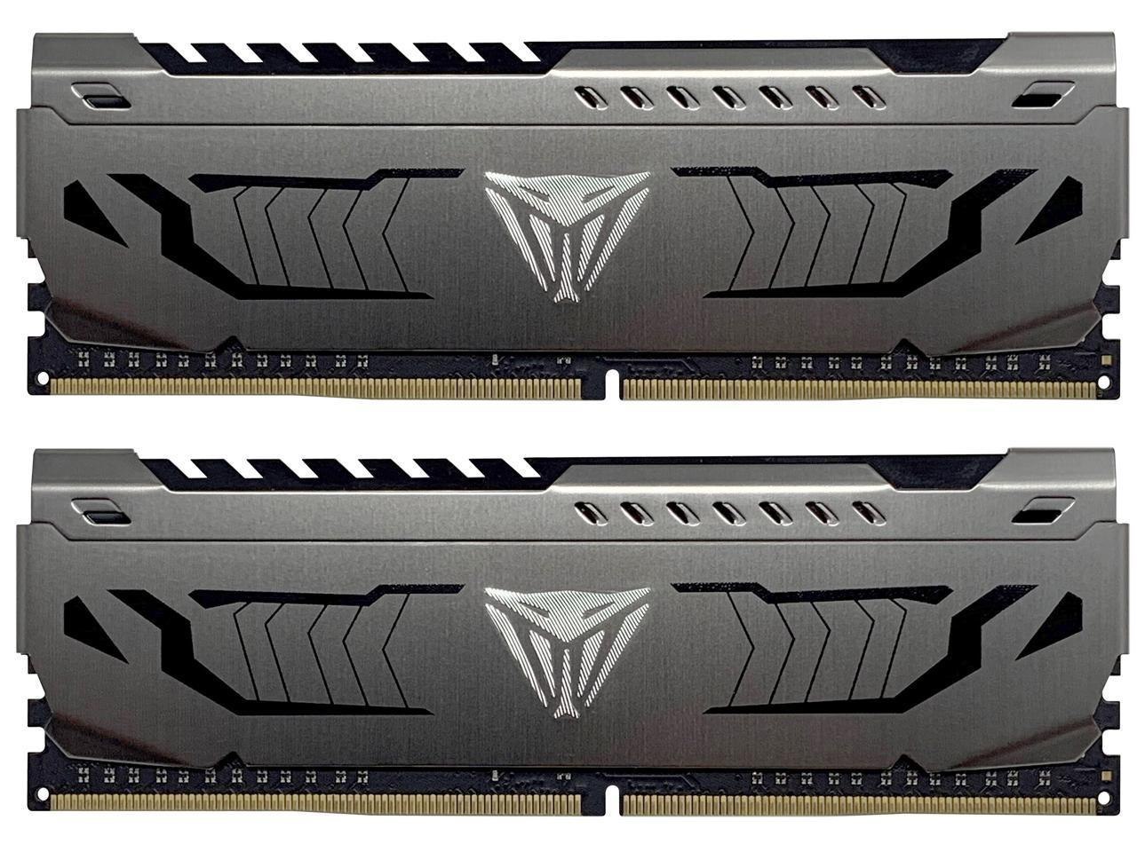 Patriot Viper Steel 64GB (2 X 32GB) 288-Pin PC Ram DDR4 3600 (PC4 28800) Desktop Memory Model PVS464G360C8GK