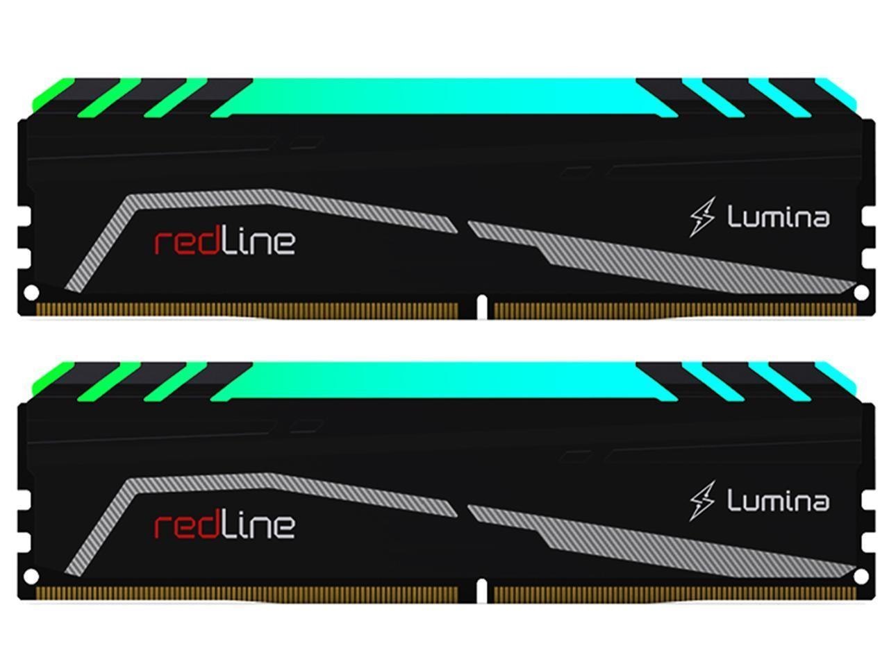 Mushkin Enhanced Redline Lumina RGB 32GB (2 X 16GB) 288-Pin PC Ram DDR5 6000 (PC5 48000) Desktop Memory Model Mla5c600aeem16gx2