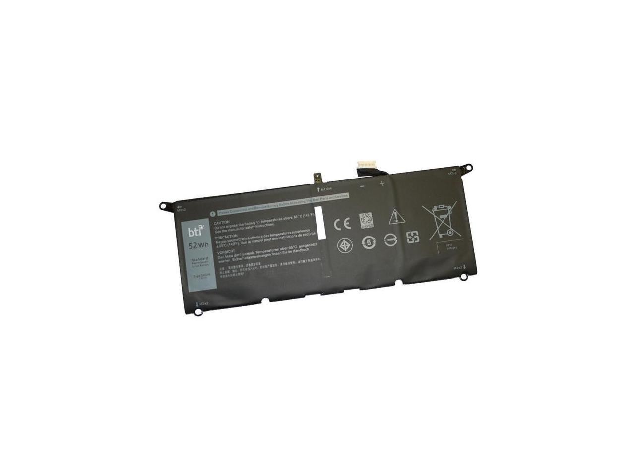 BTI DXGH8-BTI 7.6V 52WHR LI-ION BATTERY 451-BCDX, DXGH8, G8VCF, H754V INSPIRON 13 7391, INSPIRON 7490, LATITUDE 3301, XPS 13 9370, XPS 7390, XPS 9370, XPS 9380