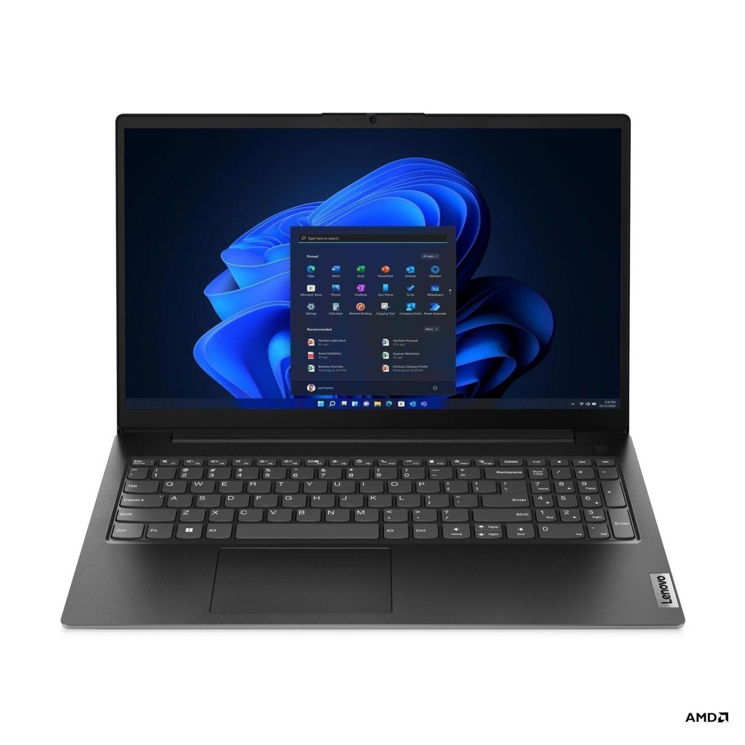 Lenovo V15 G4, Amd Ryzen 5-7520U, 8GB (Soldered), 256GB, 15.6" FHD, W11H, 1Y Depot
